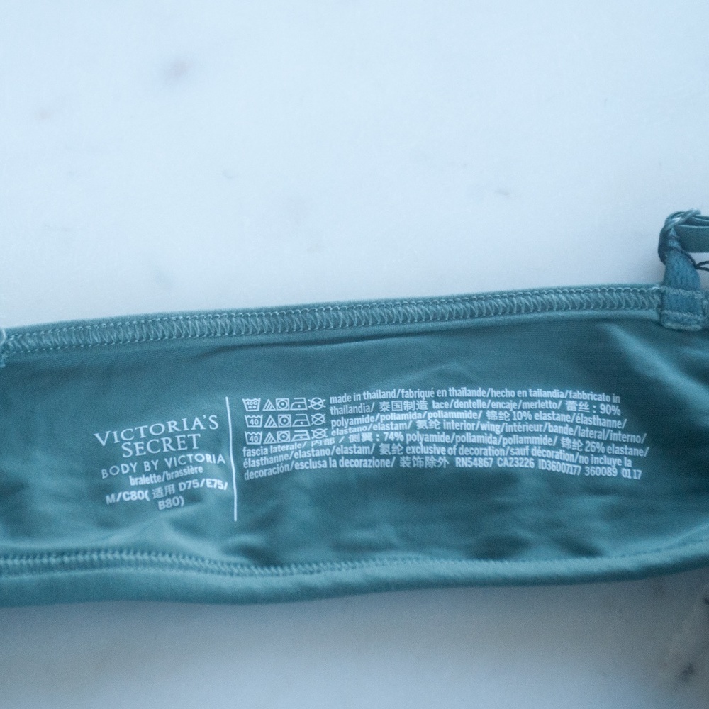 NWT Victoria's Secret Green Lace Bralette - Picture 5 of 9